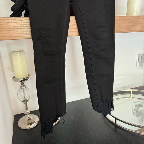 Rag & Bone 10 Inch Capris in Black - Picture 4 of 7